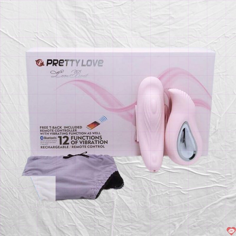 Quần chip rung 2 đầu điều khiển bằng điện thoại Pretty Love Boat