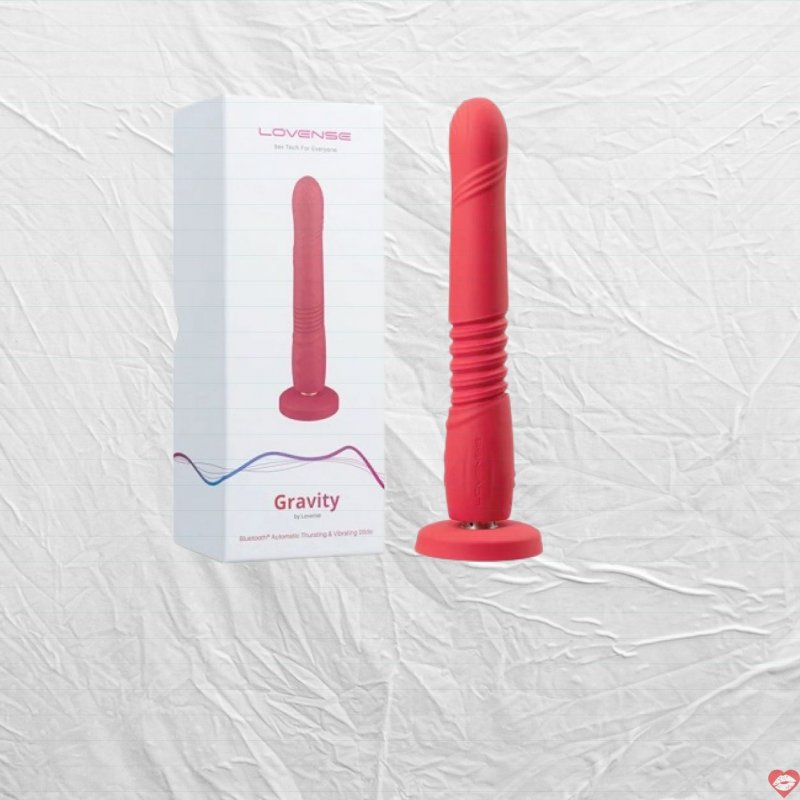 Dương vật giả gắn tường rung thụt Lovense Gravity