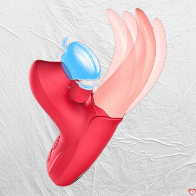 Lưỡi rung liếm âm đạo và bú mút điểm G 2 trong 1 JIUUY