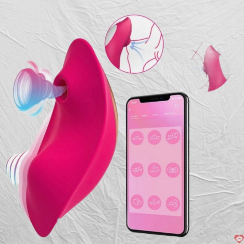 Máy rung bú mini gắn quân lót điều khiển qua app hoặc remote