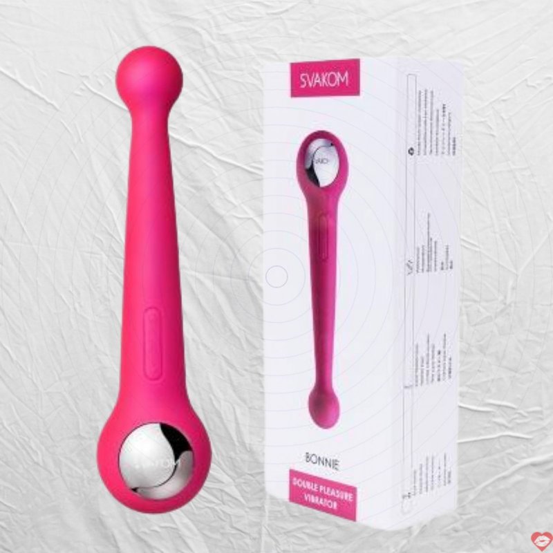 Sextoy chày rung 2 đầu Svakom mỹ cao cấp Bonnie kích thích điểm G cực đã