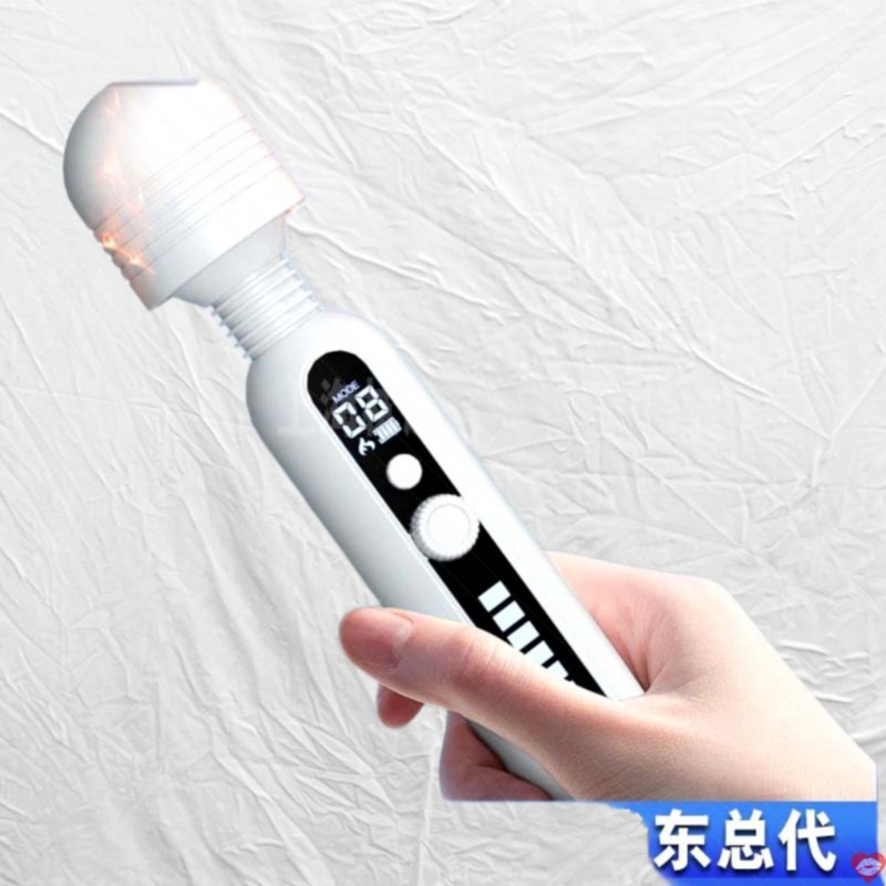Chày rung nhỏ gọn phát nhiệt Crooked horse màn hình LCD.