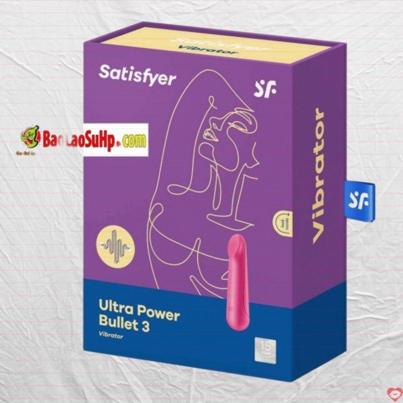 Trứng rung USA thỏi son Satisfyer – Ultra Power Bullet 3 Vibrator