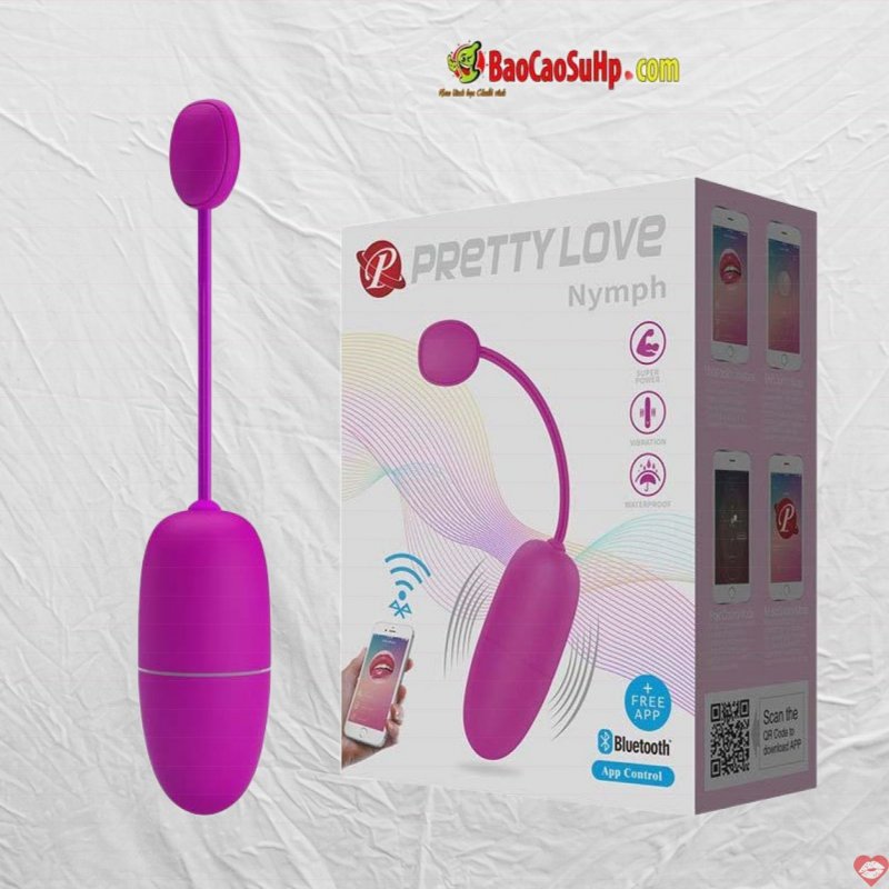 Trứng rung Prettylove điều khiển APP Nym mềm mại