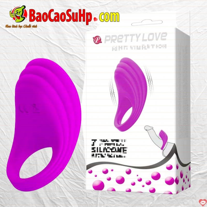 Vòng đeo dương vật Prettylove Ring Coc BI-210150 7 chế độ
