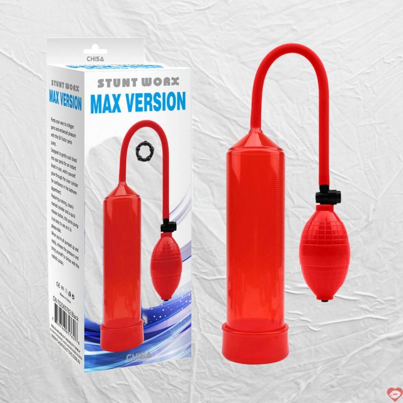 Máy tập tăng kích thước dương vật Chisa Max Red hiệu quả nhanh 