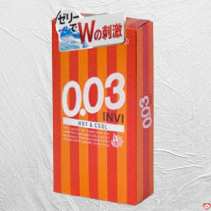 Bao cao su Jex INVI 003 siêu mỏng mát lạnh tăng khoái cảm 
