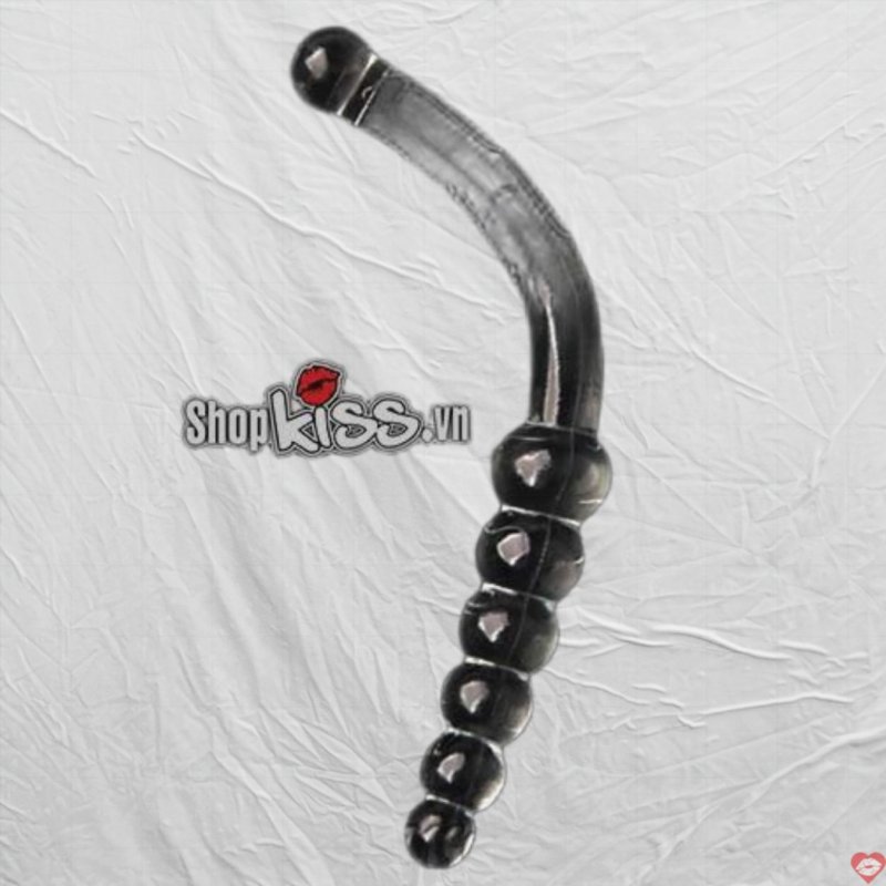 Dụng Cụ Mát Xa Hậu Môn Chữ L Hạt Tròn Kích Thích Tại Nhà 