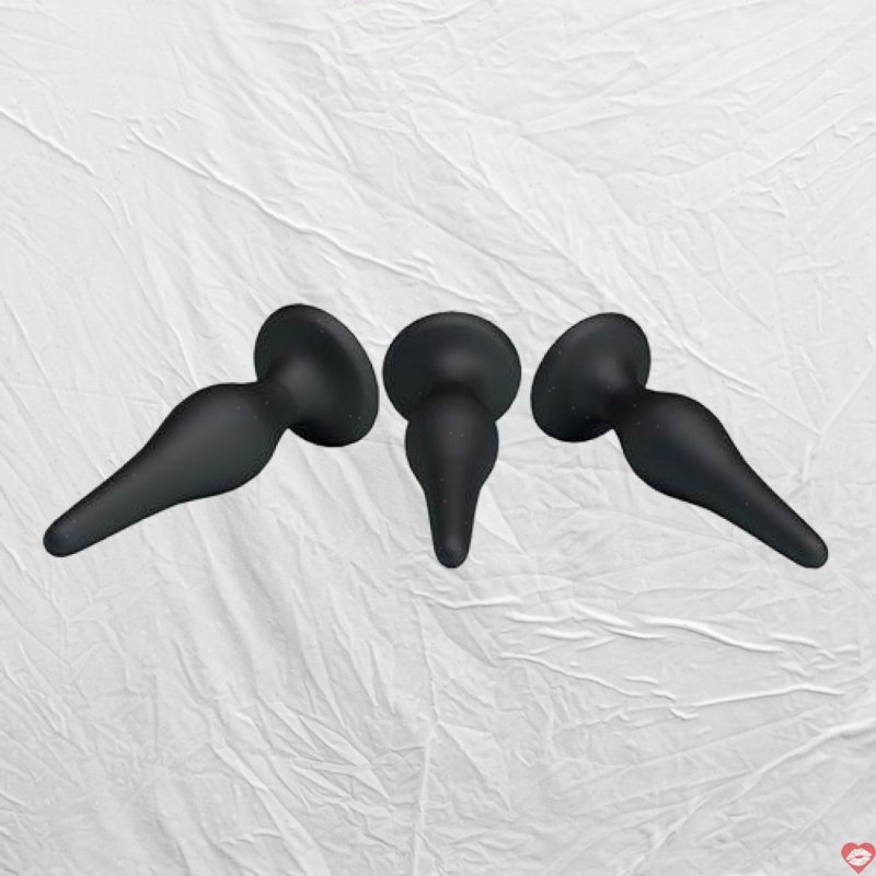 Bộ 3 phích hậu môn mềm Prettylove cao cấp kích thích khoái cảm 