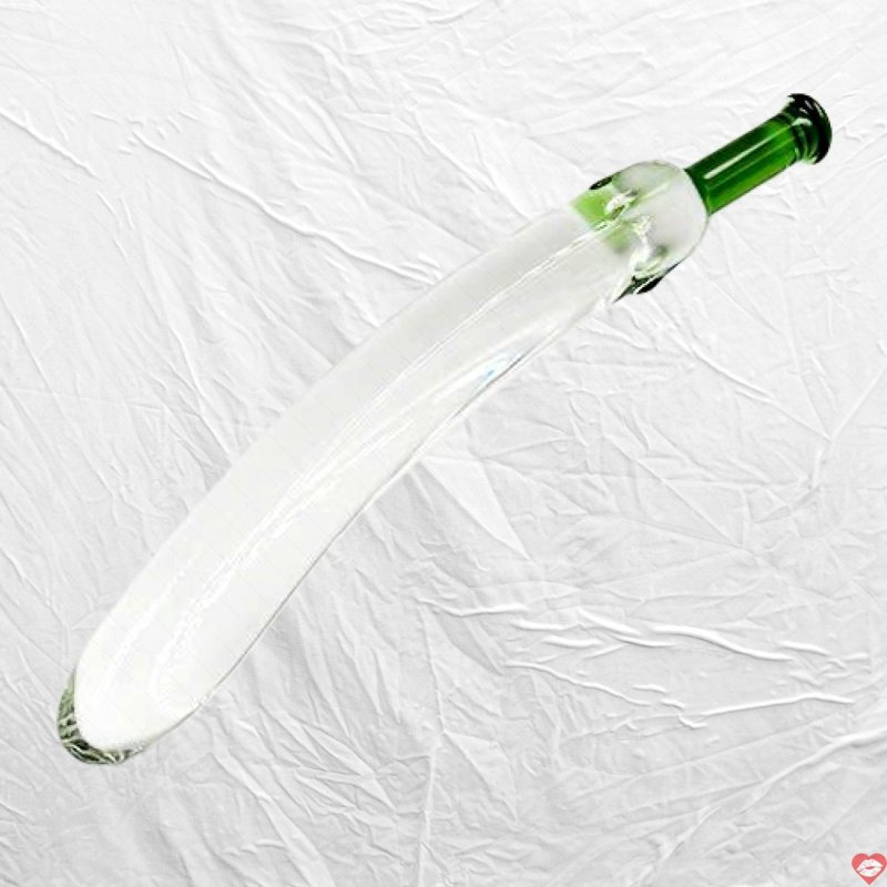 Máy rung pha lê trong suốt hình cà tím siêu thực cảm giác mạnh 