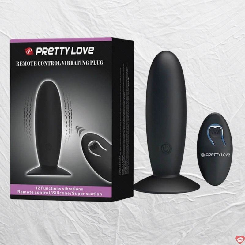 Que rung hậu môn điều khiển từ xa Pretty Love, rung mạnh, an toàn 