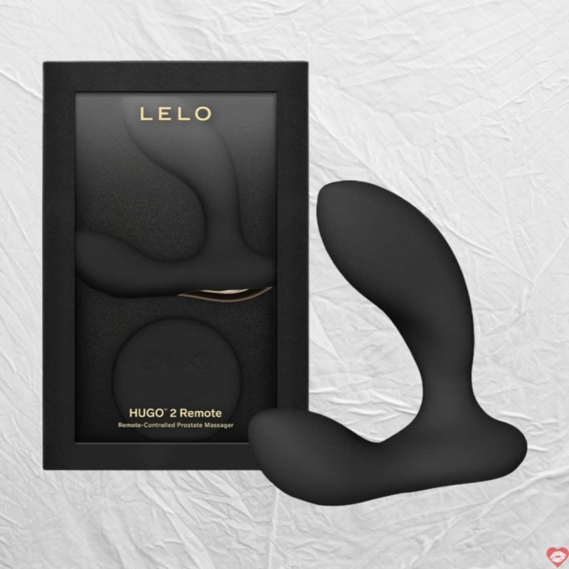 Máy mát xa tuyến tiền liệt Lelo Hugo 2 Điều khiển từ xa Black 