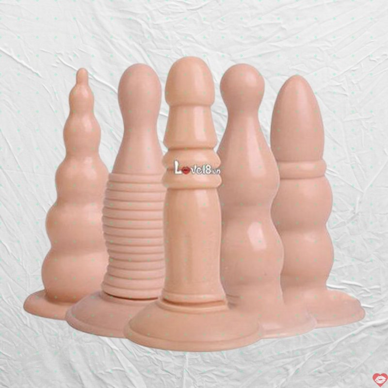 Butt Plug Hút Tường Size Lớn Đa Dáng Kích Thích Mạnh Mẽ 