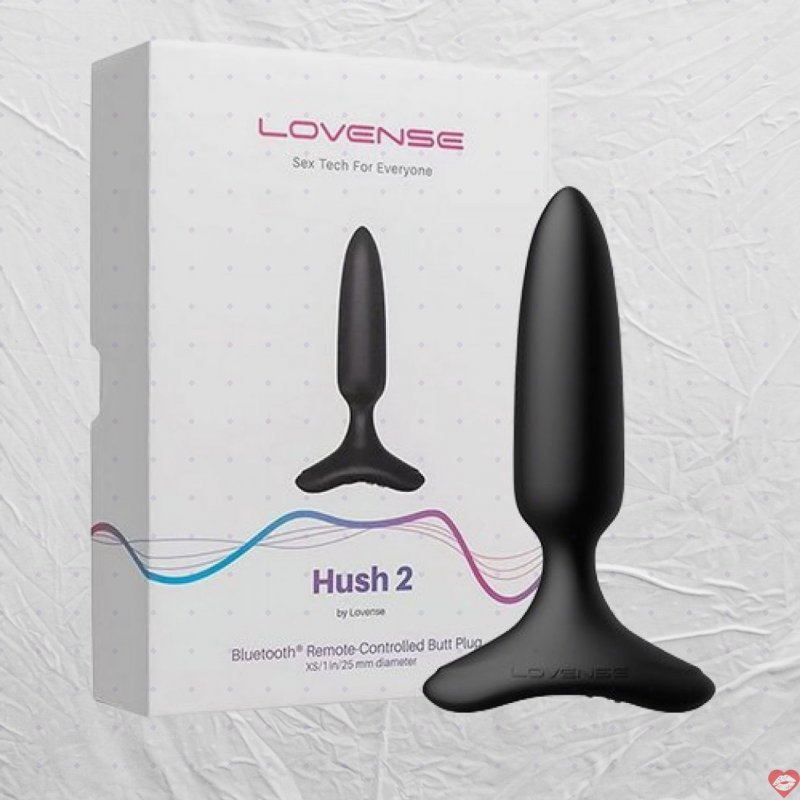Phích cắm hậu môn có rung Lovense Hush 2 – Điều khiển qua app