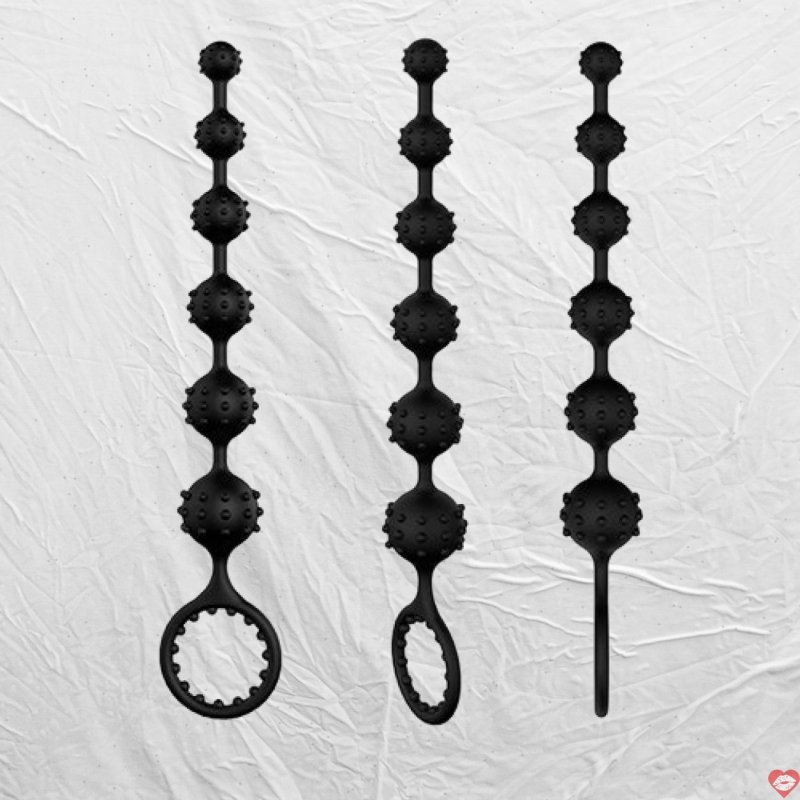 Dụng cụ mát xa hậu môn dạng chuỗi hạt gai bi TOTO