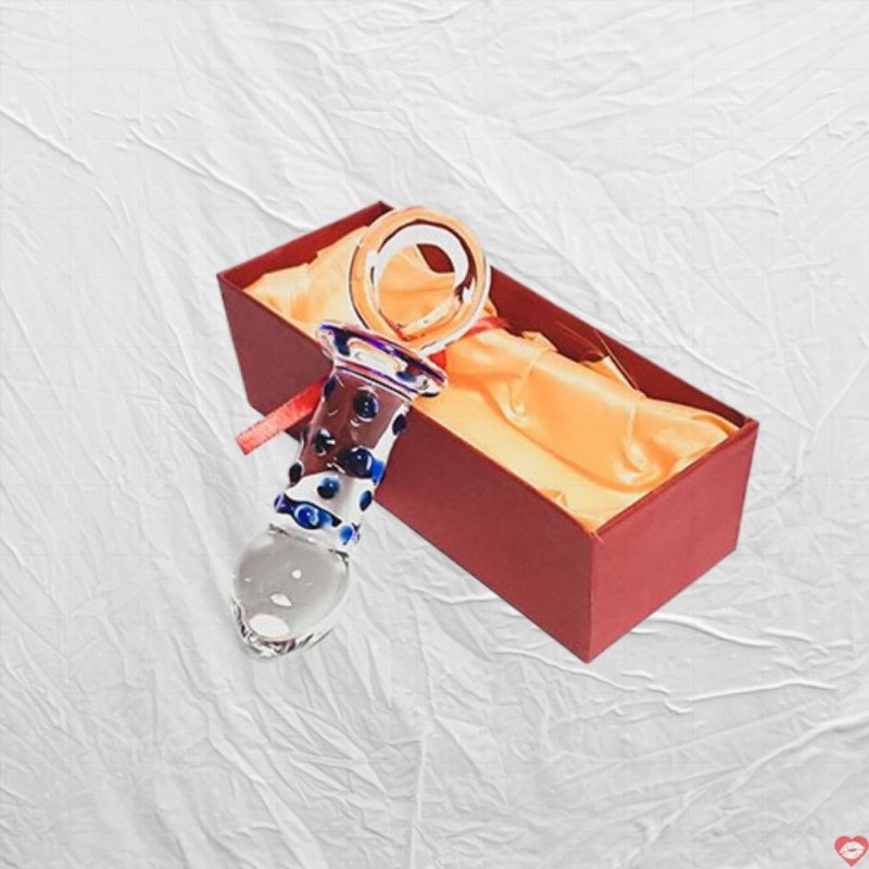 Đồ chơi thủ dâm hậu môn bằng thủy tinh trong suốt