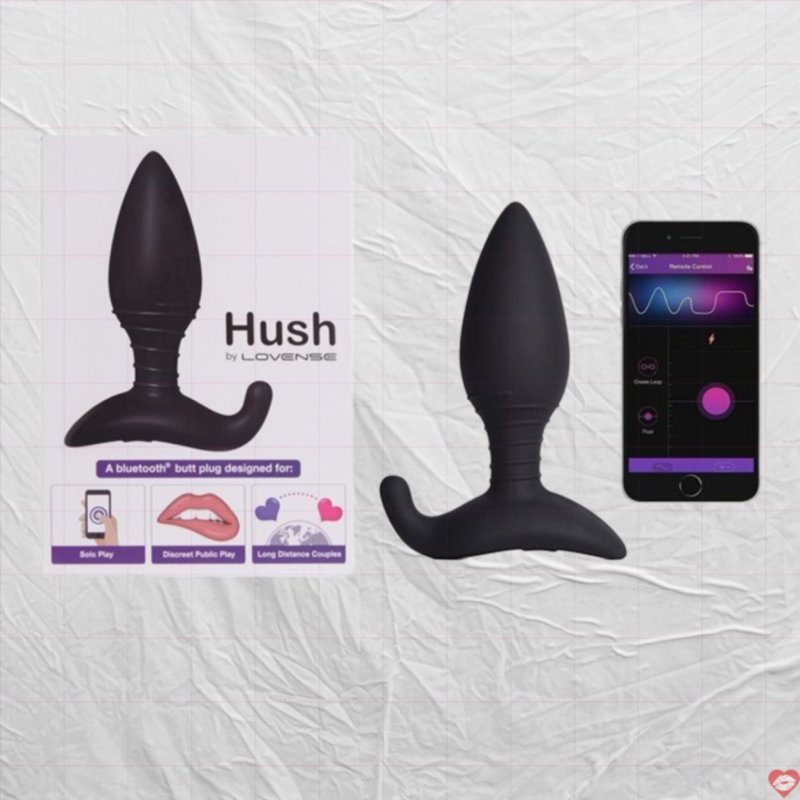 Lovense Hush sex toy hậu môn cao cấp điều khiển từ xa bằng điện thoại