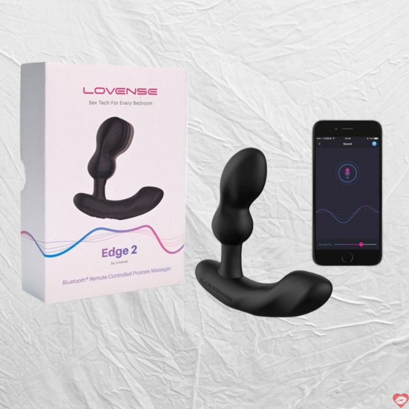 Lovense Edge 2 máy massage hậu môn cao cấp điều khiển từ xa bằng điện thoại