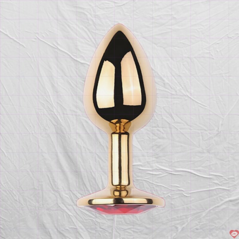 Anal Plug phích cắm hậu môn mạ vàng