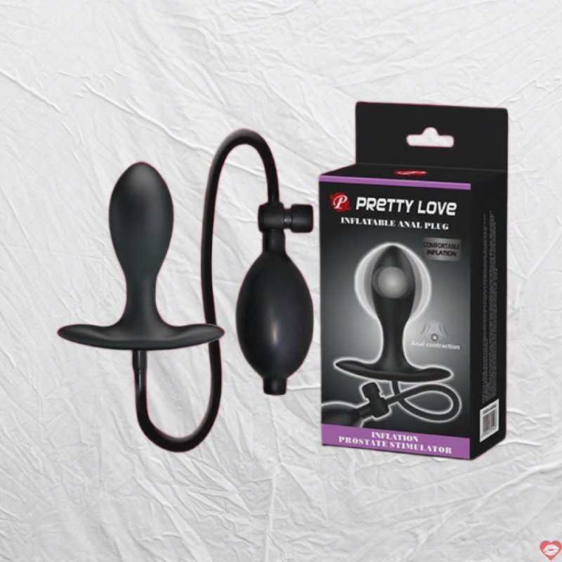 Pretty Love Inflatable Anal Plug dụng cụ nông hậu môn bơm hơi