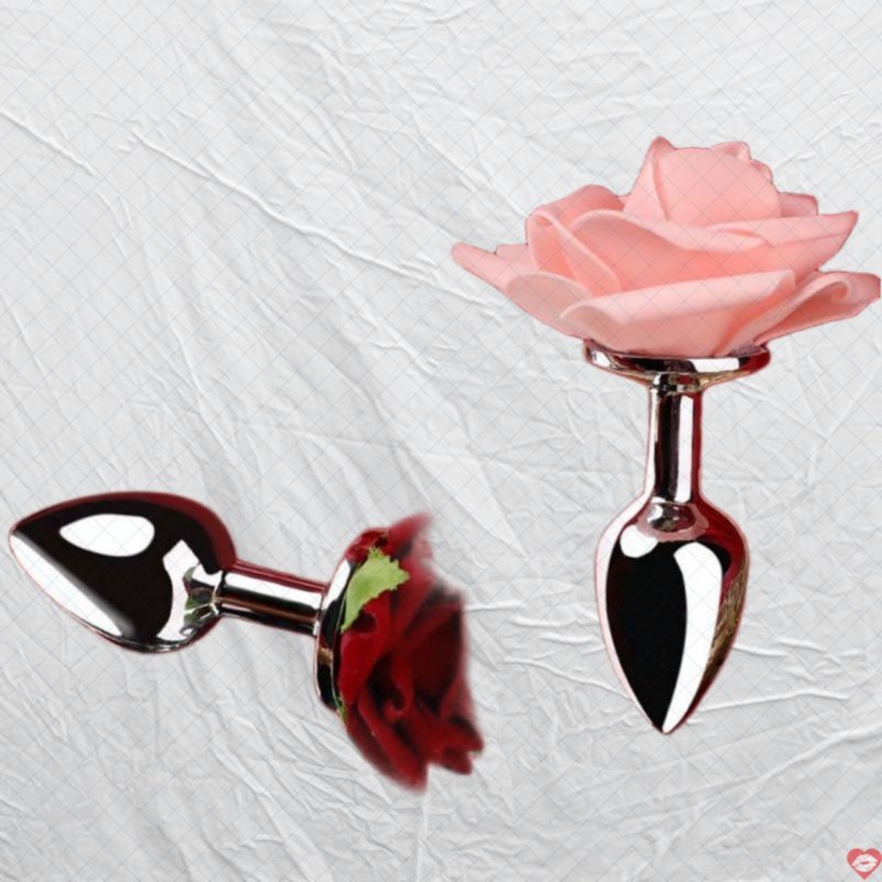 Phích cắm hậu môn INOX Mizzzee ROSE 3D đẹp bền bỉ.