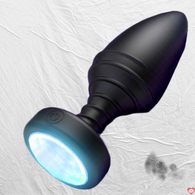 Thụt hậu môn Mizzzee LED nhiều màu Tonight Silicone mềm mại rung