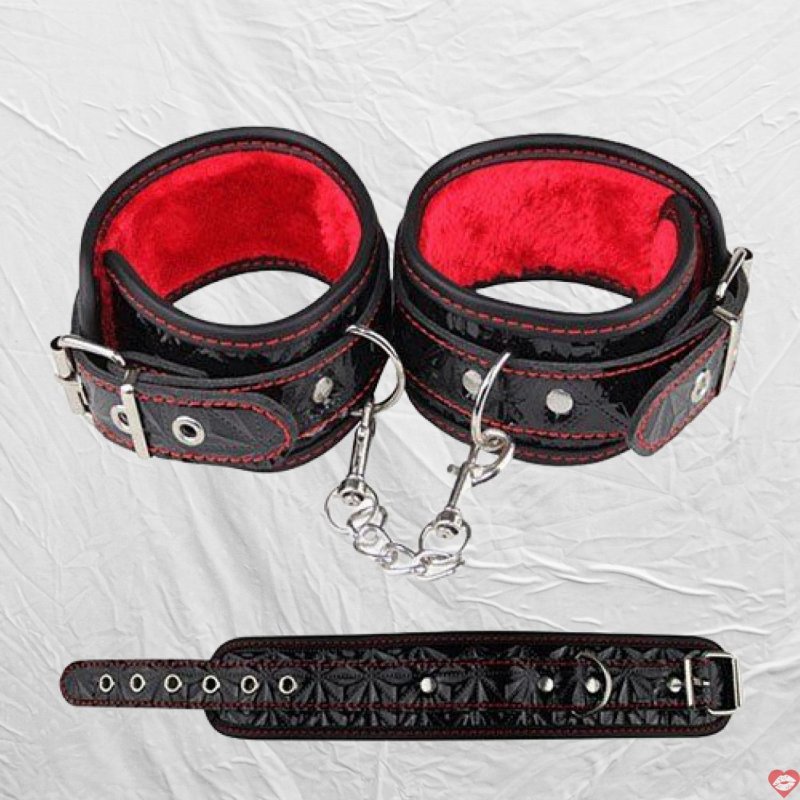 Bộ đồ chơi BDSM da 10 món sang trọng, kích thích đam mê 