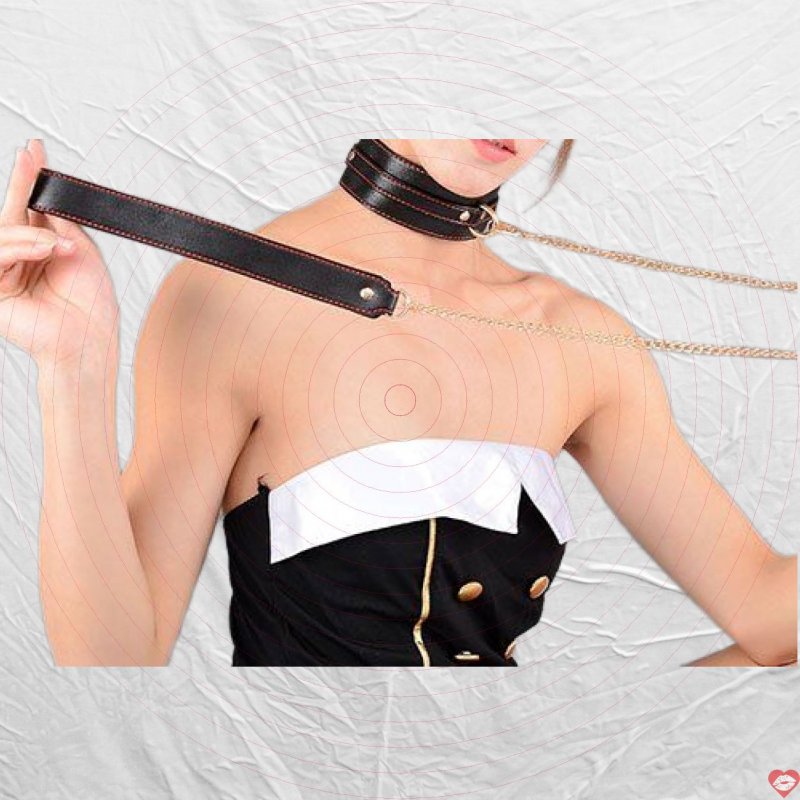 Bộ đồ chơi BDSM da cao cấp đỏ đen đẳng cấp sang trọng 