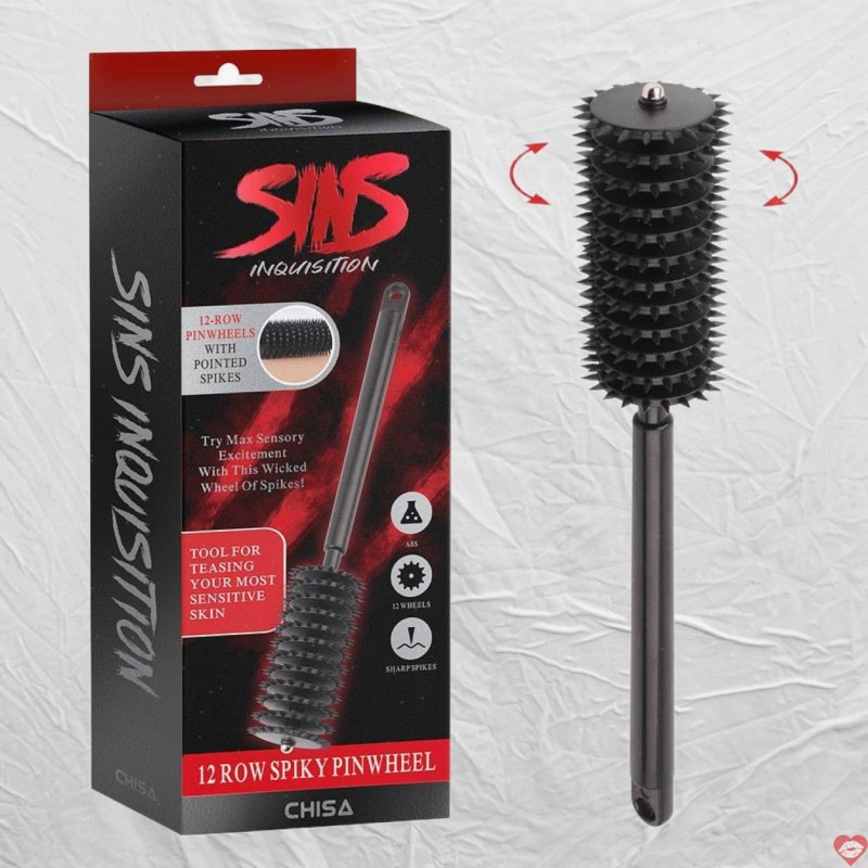 Cọ lăn gai BDSM Chisa Sins Inquisition 12 hàng kích thích mạnh 