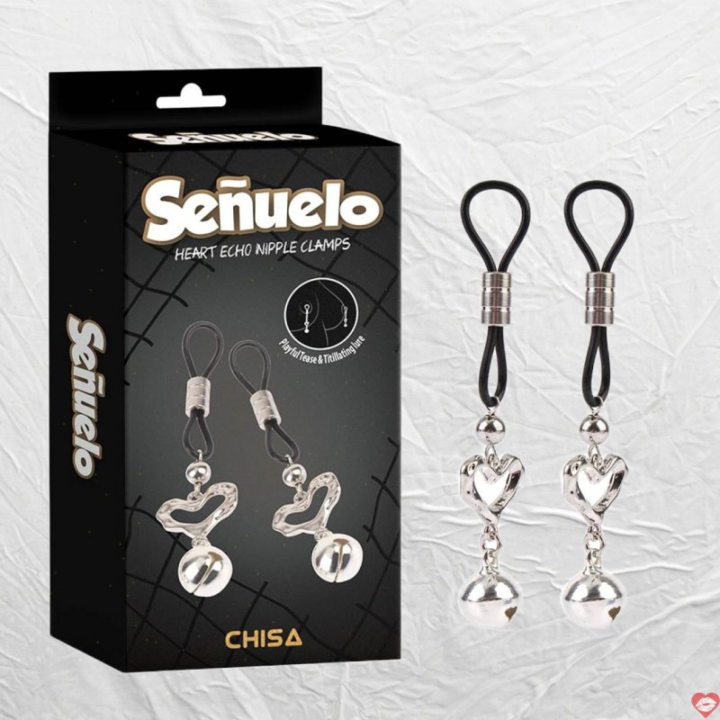 Kẹp vú Chisa Senuelo Heart Echo kích thích khoái cảm đầu ti 