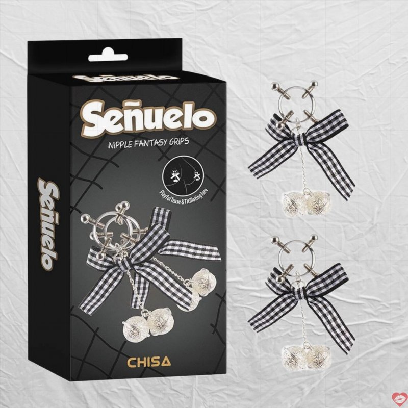 Chisa Senuelo Kẹp vú kích thích đầu ti Nipple Fantasy Grips siêu hút 