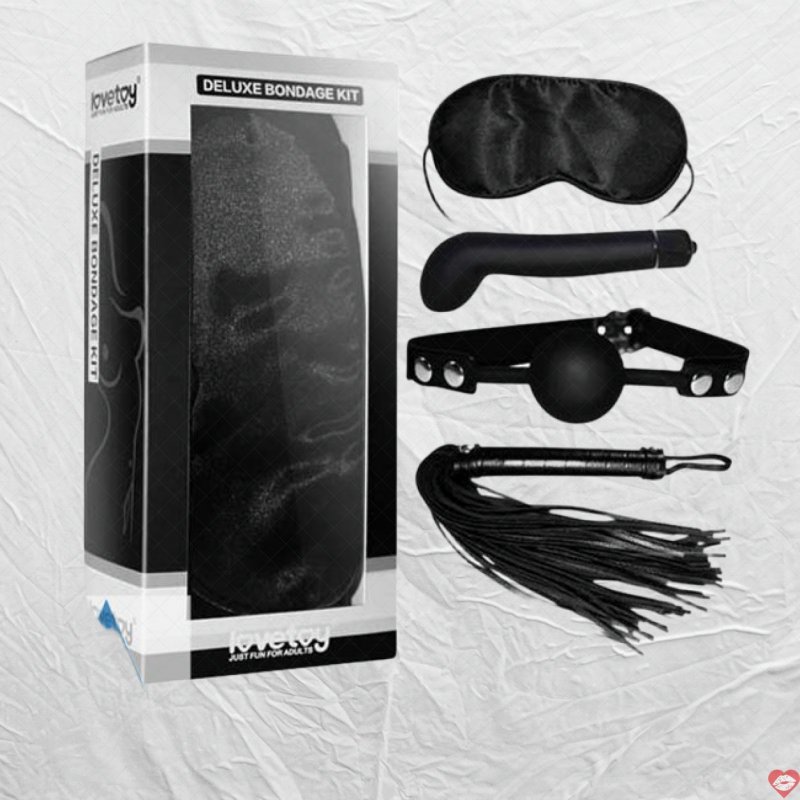 Bộ đồ chơi bạo dâm cao cấp 4 món Lovetoy Deluxe Bondage Kit