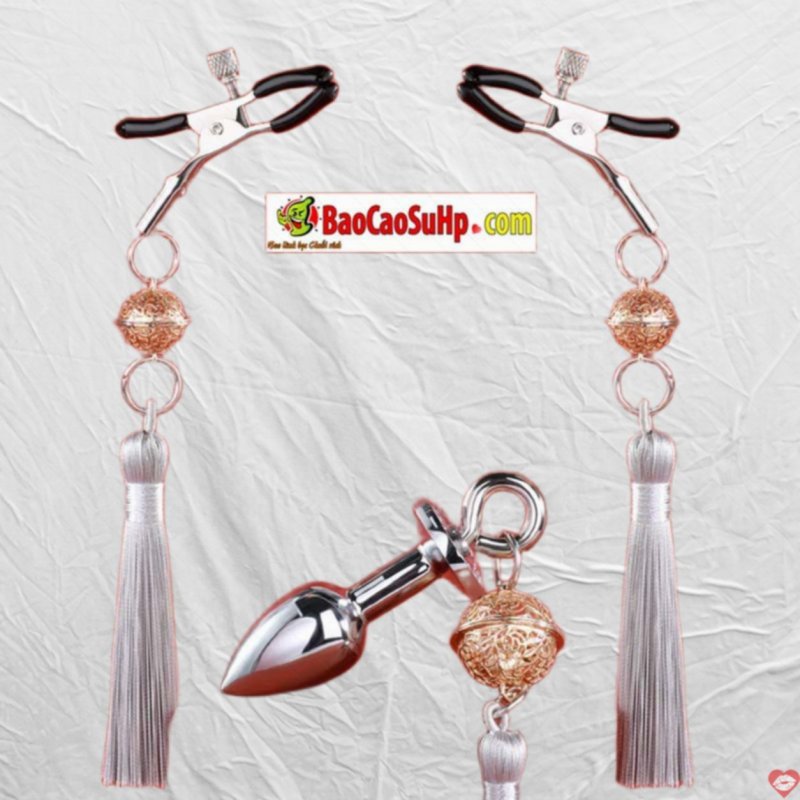 Bộ kẹp ti và thụt hậu môn Inox Mizzzee Slay Tin 2in1