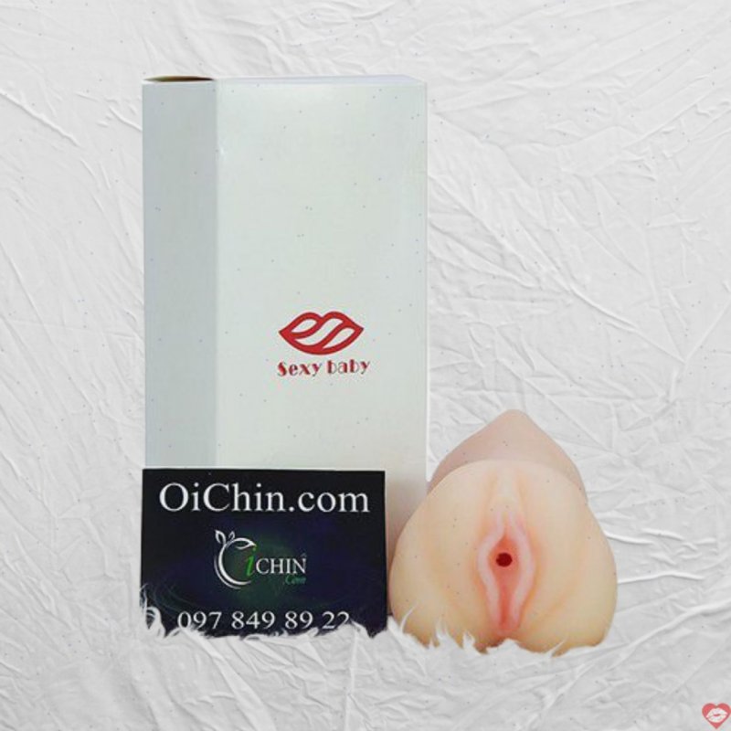 Âm đạo giả 2 đầu silicone mềm mại SexyBaby kích thích mạnh 