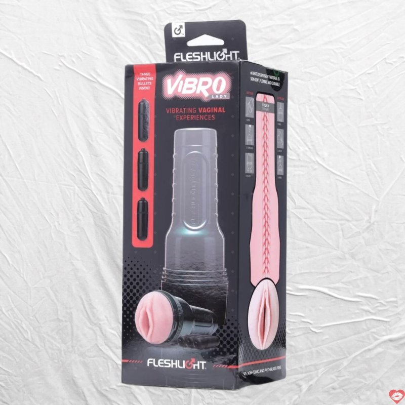 Âm đạo giả rung Fleshlight Vibro cao cấp kích thích mạnh mẽ 