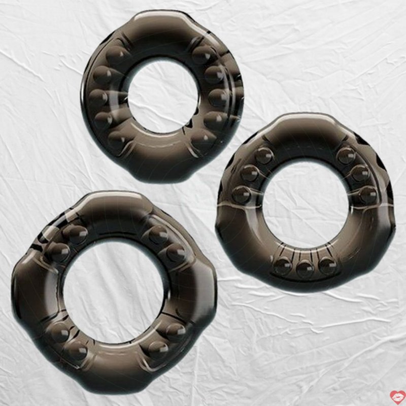 Combo 3 vòng đeo Baile Cock Rings Yvonne tăng khoái cảm 