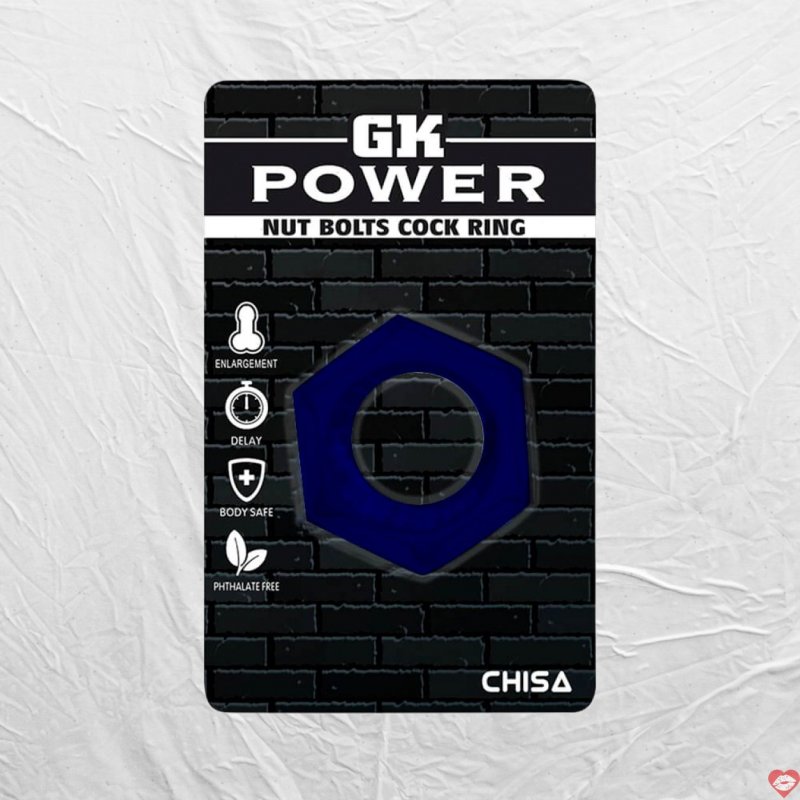 Vòng Đeo Kéo Dài Thời Gian Chisa Nut Bolts Blue Siêu Bền Độc Đáo 