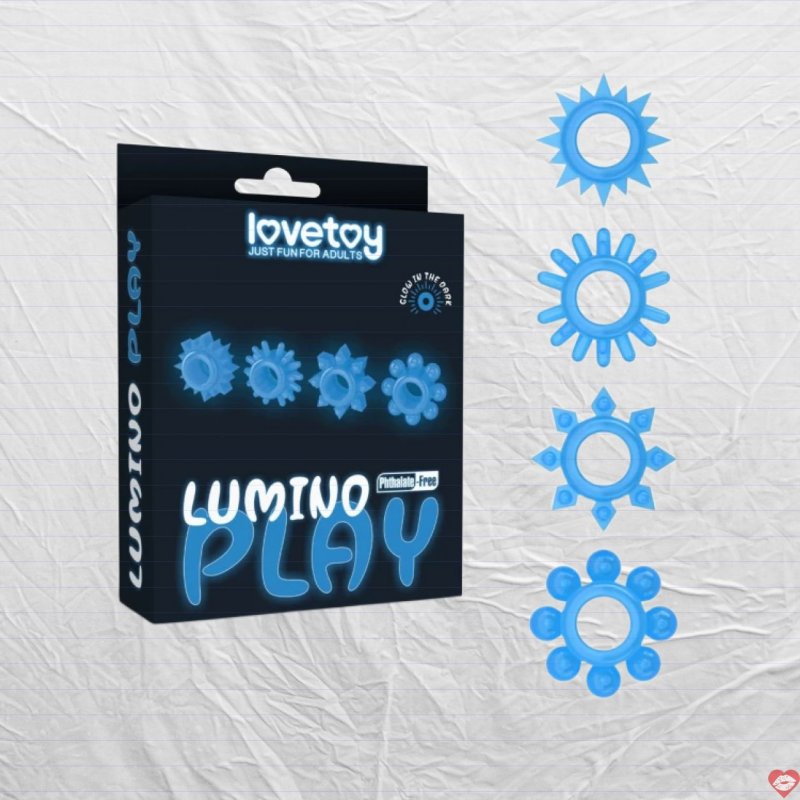 Vòng Gai Silicone Lovetoy Lumino Play Kích Thích Đỉnh Cao 