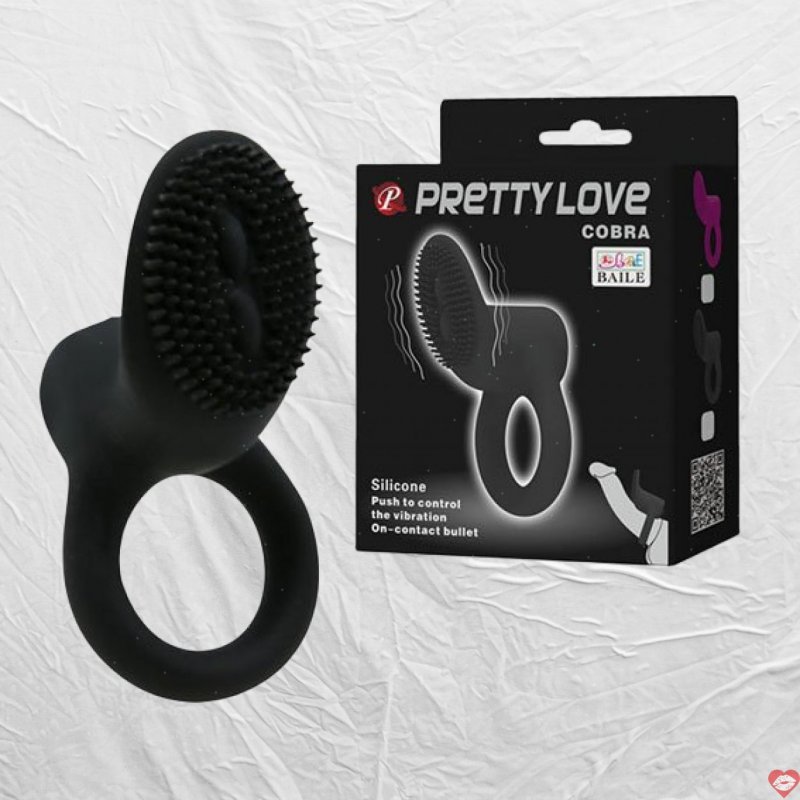 Vòng Rung Cobra Lưỡi Liếm Gai Kích Thích - Pretty Love 
