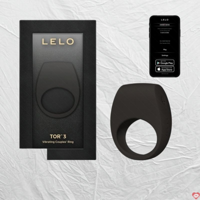 Lelo Tor 3 vòng đeo dương vật có rung và điều khiển từ xa qua app