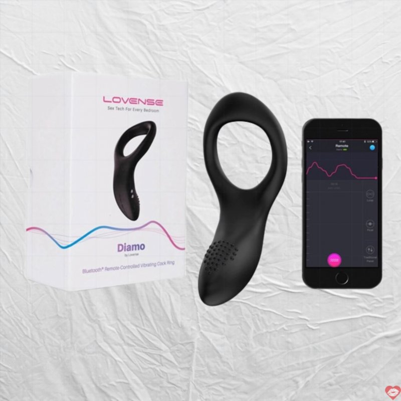 Lovense Diamo vòng rung cao cấp điều khiển từ xa bằng điện thoại