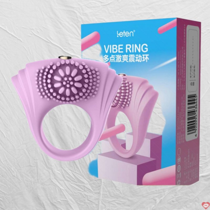 Vòng đeo dương vật rung có gai Leten Vibe Ring