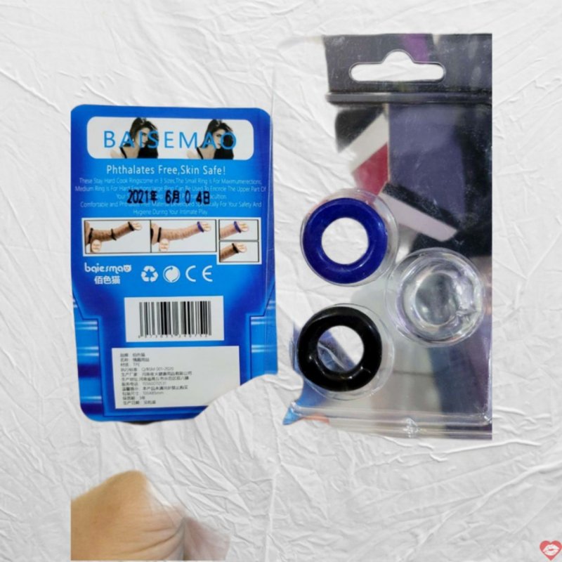 Bộ vòng đeo dương vật 3 chiếc trơn mềm giá rẻ dẻo dai TRUST ME
