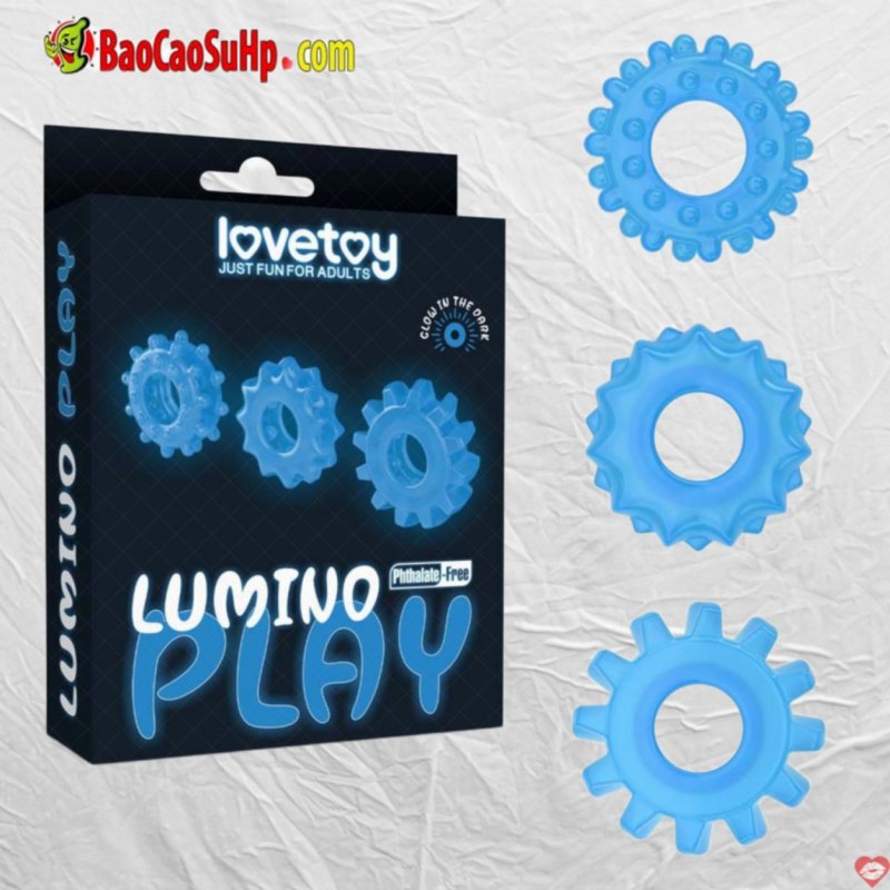 Bộ vòng đeo Lovetoy Domino phát sáng kéo dài và tăng khoái cảm