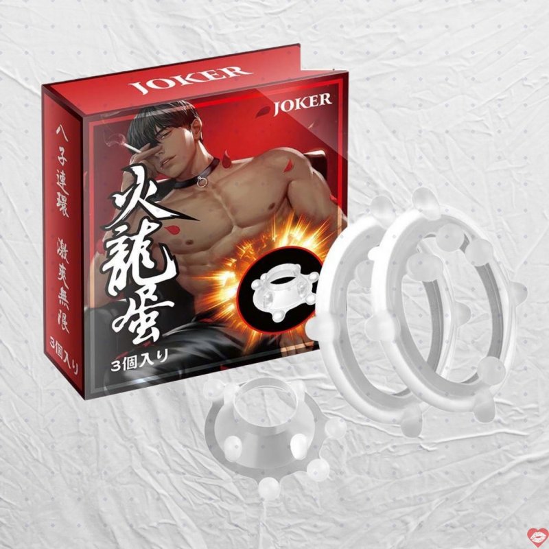 Vòng đeo đính hạt 8 bi Silicone Joker Phelan dễ dùng tăng khoái cảm