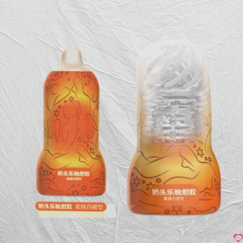 Âm đạo giả Leten Nipple Sucking Cup Orange