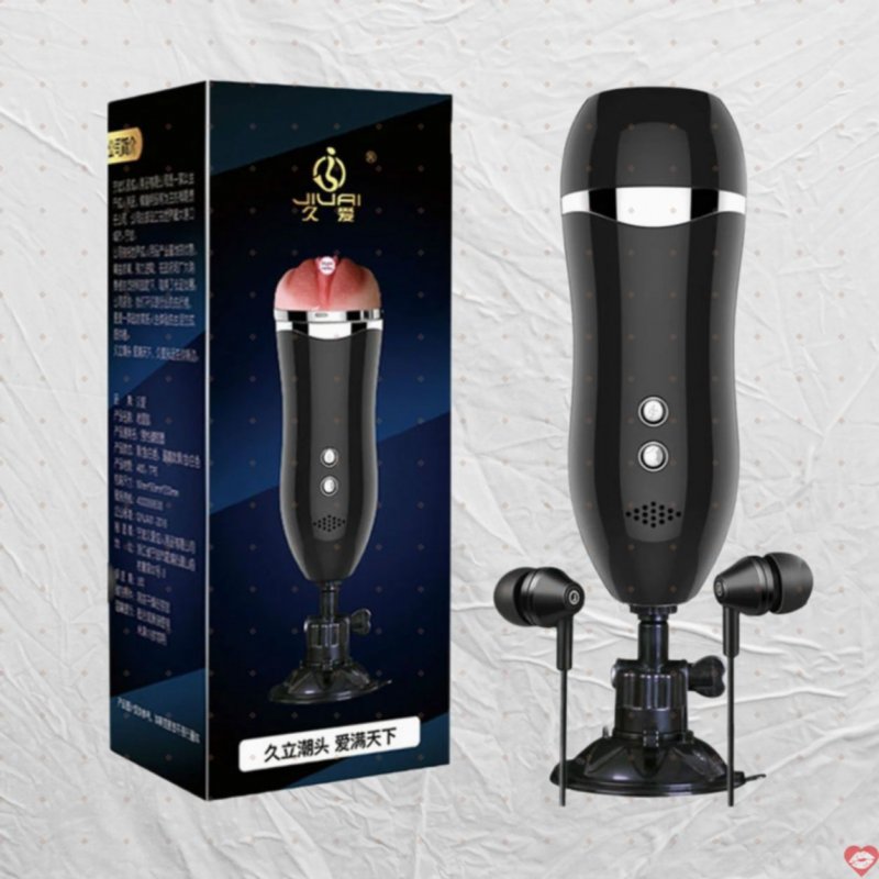 Âm đạo giả gắn tường rung rên JIUAI 41