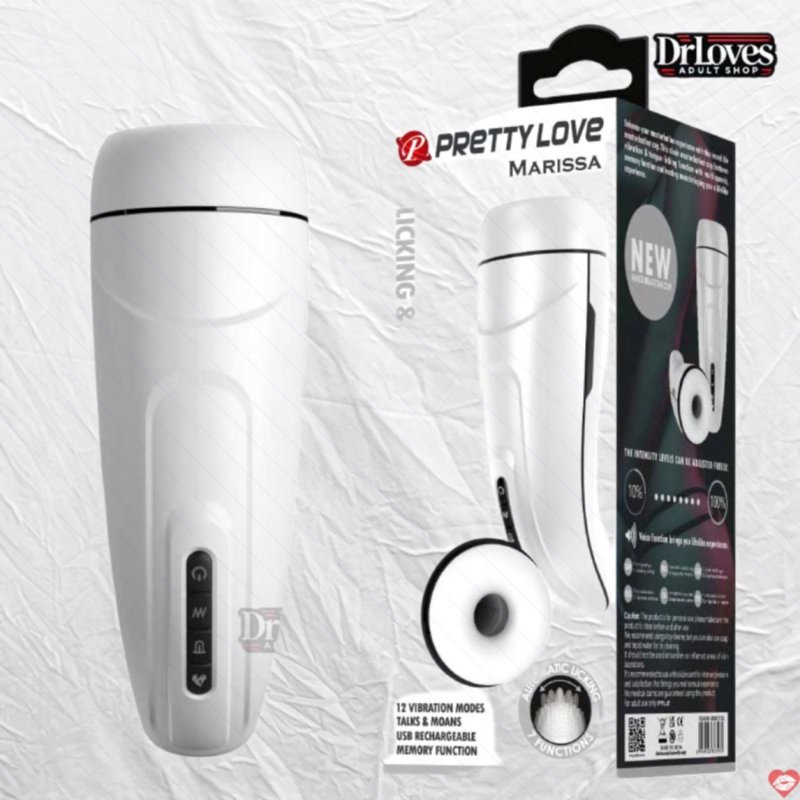 Máy Thủ Dâm PrettyLove Marissa Rung Liếm Sưởi Ấm