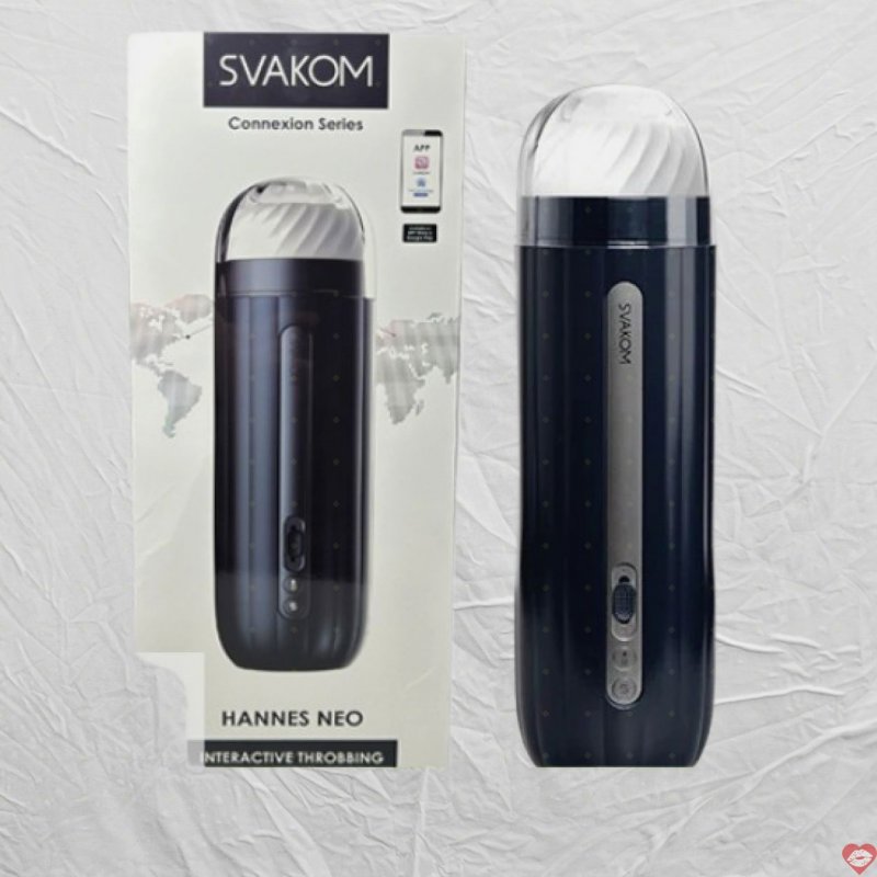 Svakom Hannes Neo Âm Đạo Tự Động Rung Thụt Sưởi Ấm App Điều Khiển 