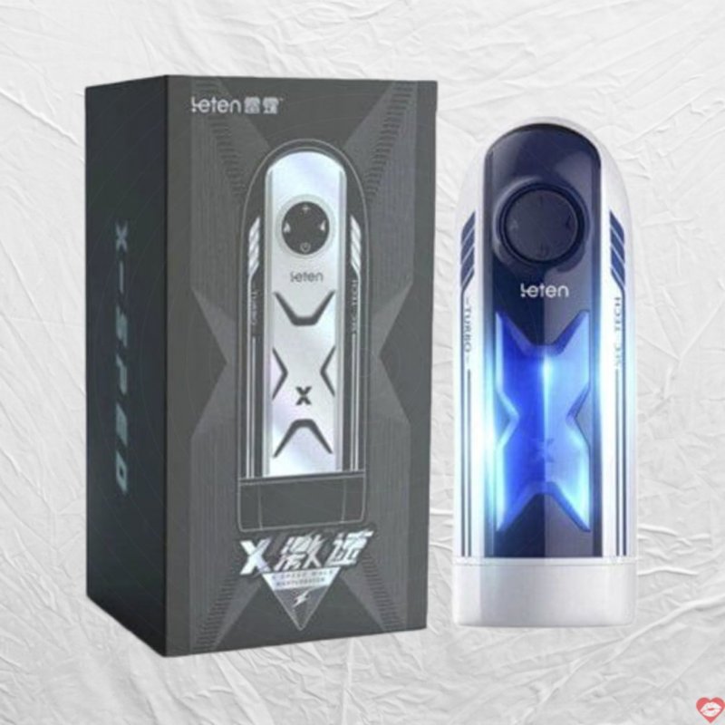 Leten X Speed Turbo máy tự sướng tự động thụt có sưởi ấm và âm thanh cho nam